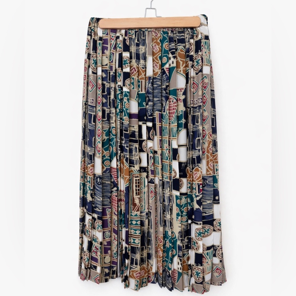 Elegant Multicolor A-Line Skirt